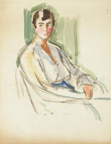 Sketch for a Portrait, c1910s. Creator: Verner Thome.