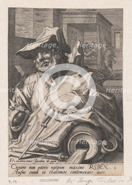 Ruben, from The Twelve Sons of Jacob. Creator: Jacques de Gheyn II.