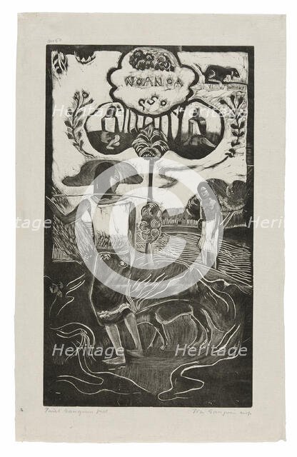 Noa Noa (Fragrant), from the Noa Noa Suite, 1893–94, printed and published 1921. Creator: Paul Gauguin.