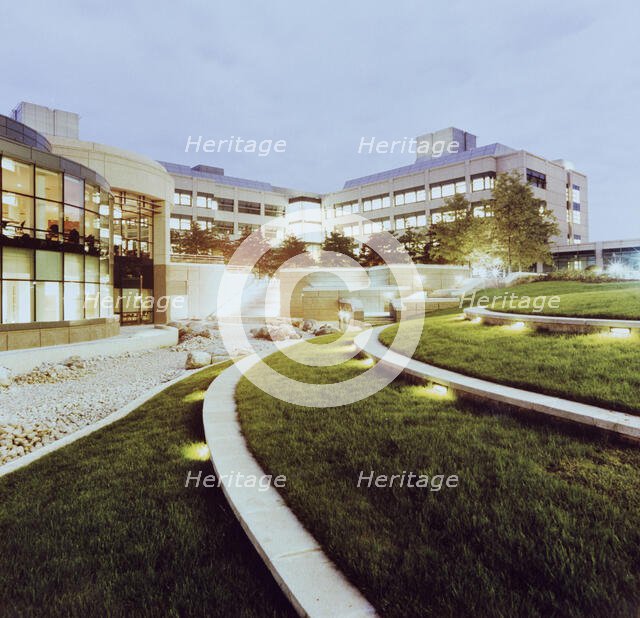 Glaxo Medical Research Centre, Gunnels Wood Road, Stevenage, Hertfordshire, 1994. Creator: John Laing plc.