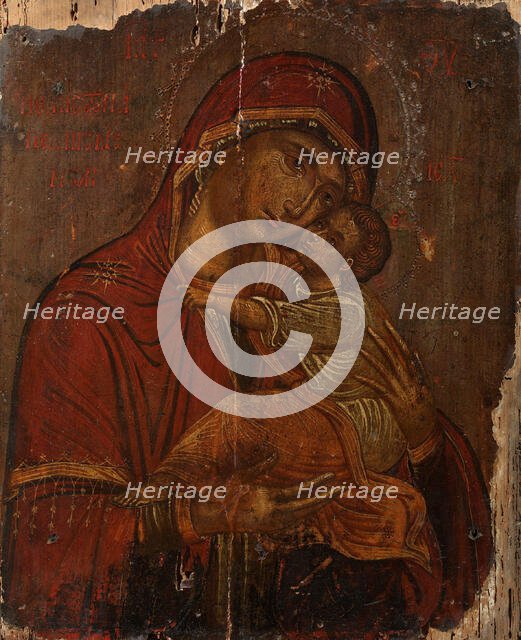 The Virgin Glykophilousa "The hope of the Despaired", End of 16th century. Creator: Unknown.