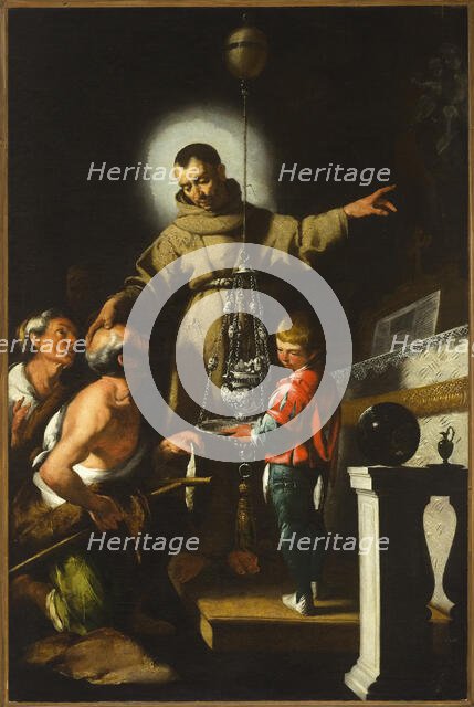 The Miracle of Saint Didacus . Creator: Strozzi, Bernardo (1581-1644).