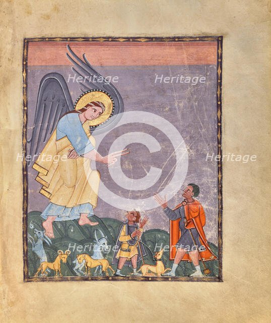 The Annunciation to the Shepherds, shortly after 1053. Creator: Unknown.