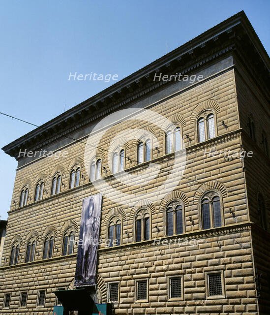 Strozzi Palace, Florence, Italy, 15th-16th century (2000). Creator: LTL.