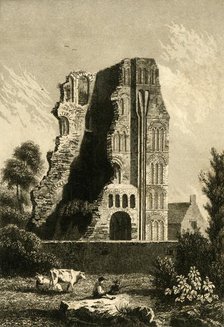 'Ruins of a monastery at Canterbury', c1842. Creator: Gaucherel.