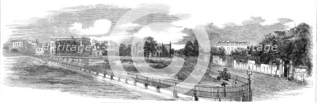 Improvements in Calcutta: The Dunkin Bustee, in Chowringhee, 1860. Creator: Unknown.