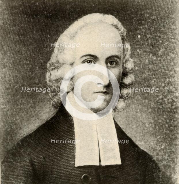 'Portrait of Jonathan Edwards, in plain coat and bands of Presbyterian minister', c1750, (1937). Creator: Unknown.