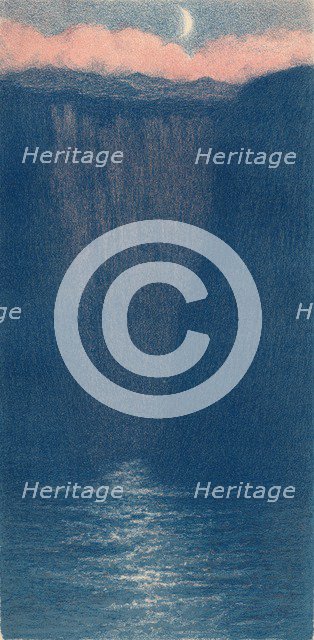 'Auto-Lithograph by F. F. Foottet', c1900. Artist: Frederick Francis Foottet.