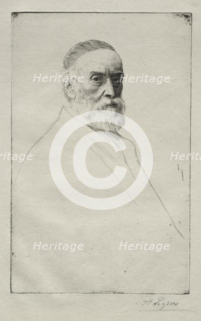 G. F. Watts. Creator: Alphonse Legros (French, 1837-1911).