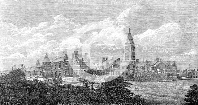 The new Infirmary, Bolton, Lancashire, 1881. Creator: Unknown.