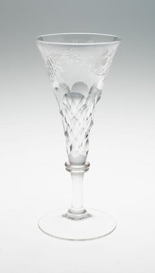 Wine Glass, England, c. 1790. Creator: Unknown.