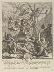 Allegory on the Death of the Earl of Arundel, ca. 1646. Creator: Wenceslaus Hollar.