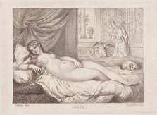 Venus of Urbino, 1799., 1799. Creator: Thomas Rowlandson.