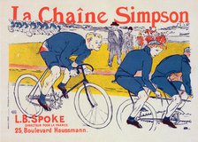 Affiche pour la "Chaîne Simpson"., c1900. Creator: Henri de Toulouse-Lautrec.