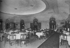 The Directoire Dining Room, Belmont Hotel, Chicago, Illinois, 1924. Artist: Unknown.