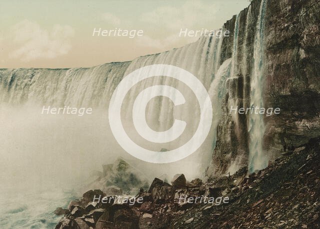 Niagara, Horseshoe Fall from Table Rock, c1898. Creator: Unknown.