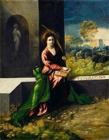 Saint Lucretia, c. 1520. Creator: Dosso Dossi.