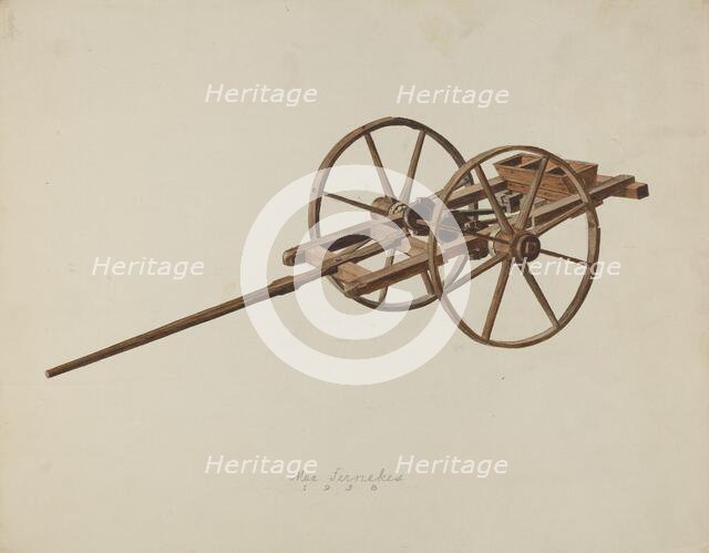 Model Potato Planter, 1938. Creator: Max Fernekes.