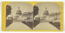 Untitled (United States Capitol Building, Washington D.C.), late 19th century.  Creator: J F Jarvis.