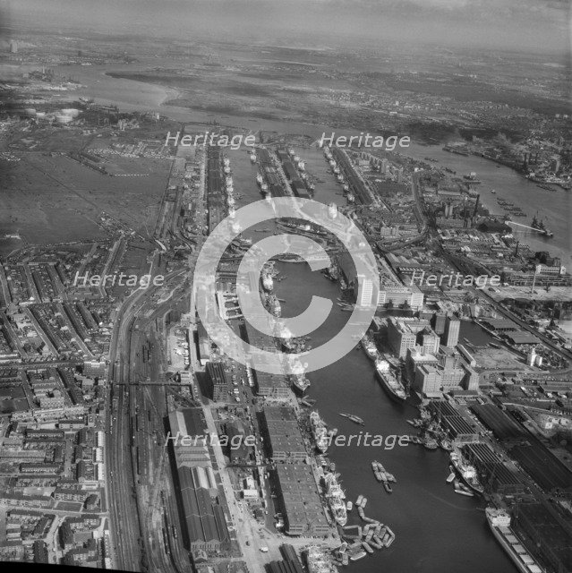 Royal Docks, Silvertown, Newham, London, 1968. Artist: Aerofilms.