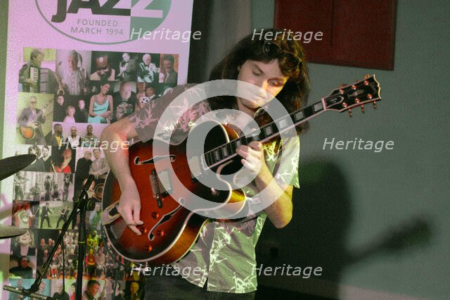 Rob Luft, Eddie Parker’s Airborn, Watermill Jazz Club, Dorking, Surrey, March 2025. Creator: Brian O'Connor.