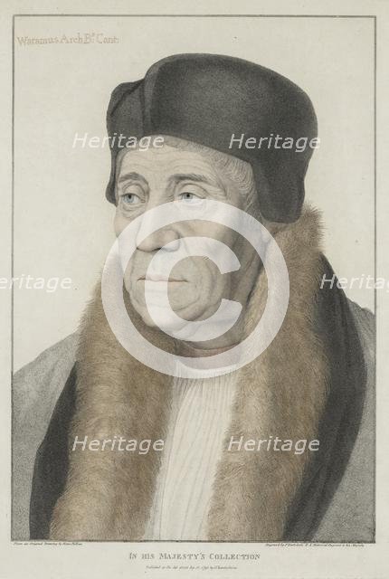 Waramus Arch Bishop of Canterbury, 1795. Creator: Francesco Bartolozzi (British, 1727-1815).