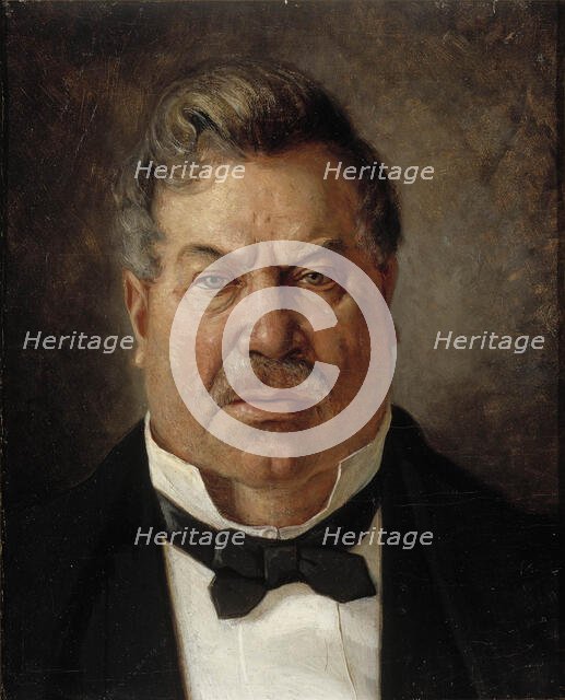 Portrait of August Streng, 1873. Creator: Albert Edelfelt.