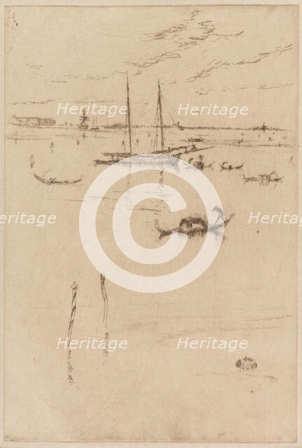 The Little Lagoon, 1879-1880. Creator: James Abbott McNeill Whistler.