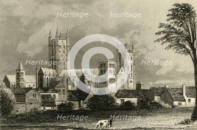 'Canterbury Cathedral, Kent', c1845.  Creator: Unknown.