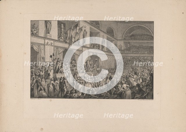 The Constitution of 24 June 1793, c. 1796. Artist: Helman, Isidore Stanislas (1743-1806/9)