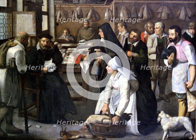 'The Sale of Nature', c1584-1637. Artist: Pieter Brueghel the Younger