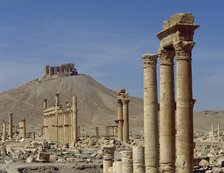 Great Colonnade, Palmyra (Oasis Tadmor), Syria, 3rd century, (2001). Creator: LTL.
