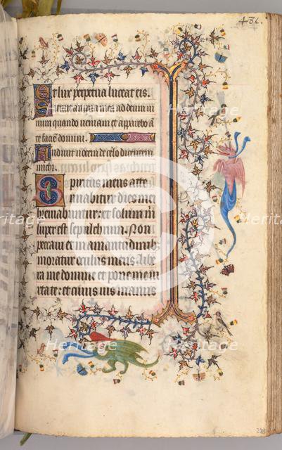 Hours of Charles the Noble, King of Navarre (1361-1425): fol. 234r, Text, c. 1405. Creator: Master of the Brussels Initials and Associates (French).