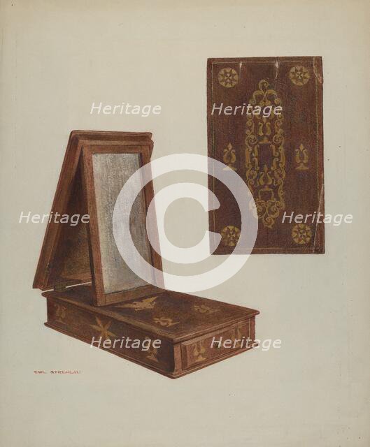 Pa. German Toilet Box, c. 1939. Creator: Carl Strehlau.