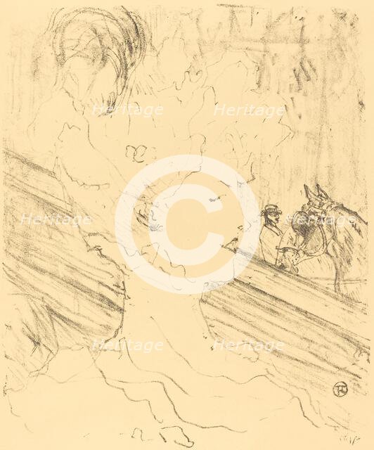 Emilienne d'Alençon, 1896. Creator: Henri de Toulouse-Lautrec.