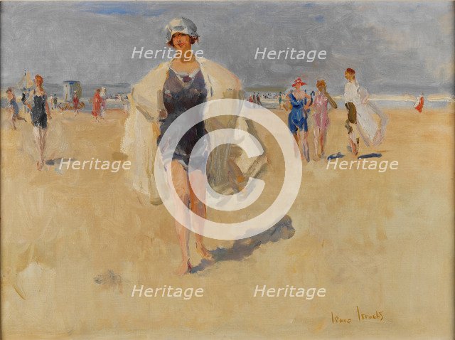 Lady on the Beach at Viareggio. Artist: Israëls, Isaac (1865-1934)