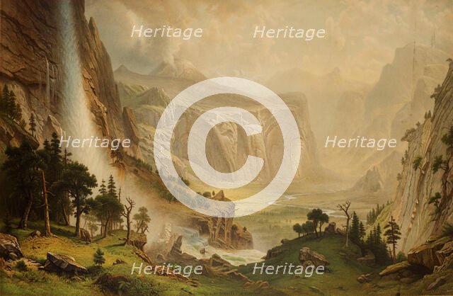 The Domes of the Yosemite, 1870. Creator: T.J. Dillmann.