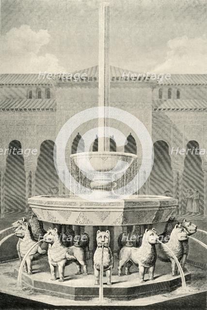 'Elevation of the Fountain of the Lions', 19th century, (1907). Creator: Unknown.