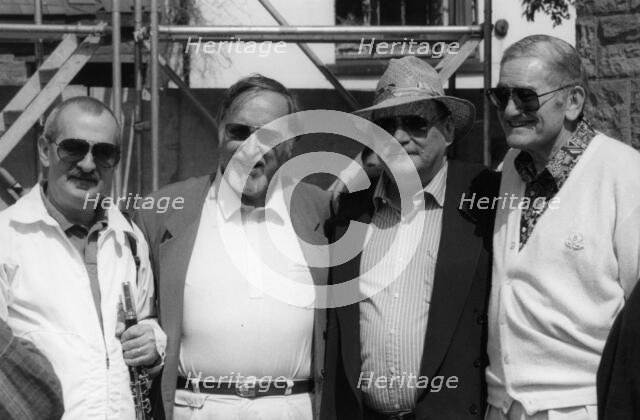 Kenny Davern, Brian Peerless, Warren Vache, Ralph Sutton, Brecon, 1994. Creator: Brian Foskett.