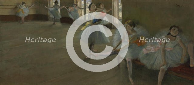 Dancers In The Classroom, c1880. Creator: Edgar Degas.