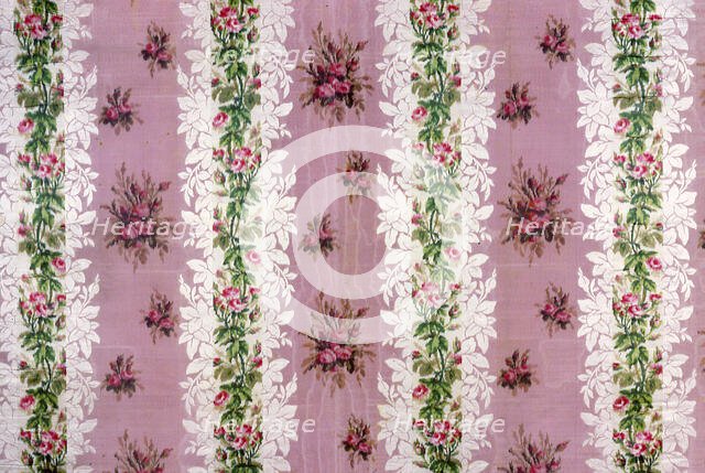 Panel (Dress Fabric), France, 1860s. Creator: Unknown.