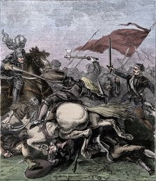 Battle of Flodden, (1513), c1910. Artist: Unknown.