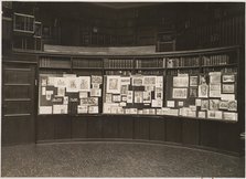 The Mnemosyne Atlas at the Reading room of the Kunstwissenschaftliche Bibliothek Warburg, 1927.