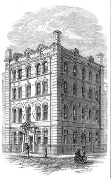 The Hospital for Women, Soho-Square, 1864. Creator: Unknown.