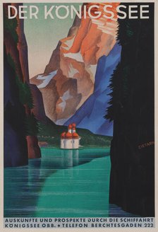 The Königssee, 1930s. Creator: Zietara, Valentin (1883-1935).