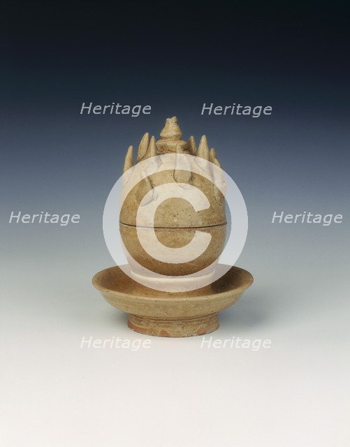Stupa-shaped incense burner, Early Tang dynasty, China, 618-684 AD. Artist: Unknown