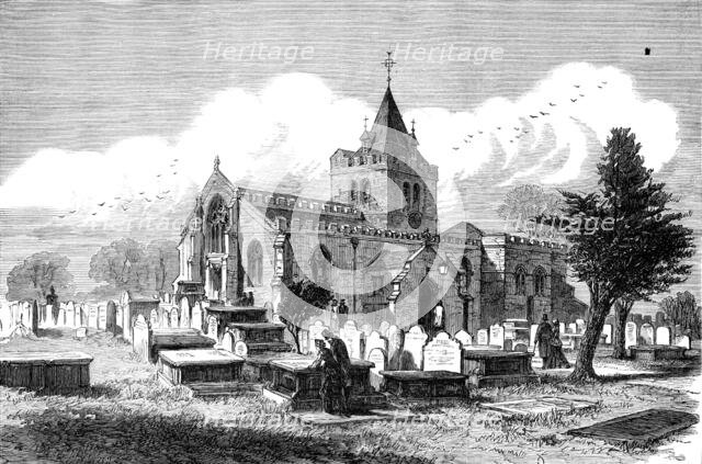 Gladstone Supplement: Hawarden Church, 1880. Creator: Unknown.