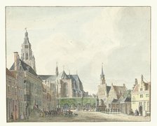 Market in Arnhem, 1741. Creator: Jan de Beyer.