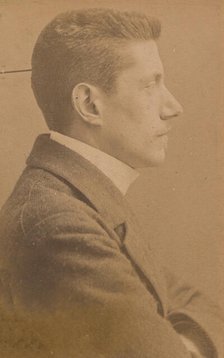 Ortiz. Léon. 25 ans, né à Paris. Commis d'architecte. Anarchiste. Voyage ordinairement en ..., 1894. Creator: Alphonse Bertillon.