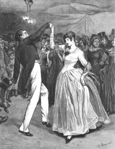 'The Mayor of Casterbridge, by Thomas Hardy. A dance with Elizabeth Jane', 1886.   Creator: Robert Barnes.